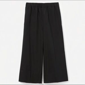 Everlane Black Cotton Culottes